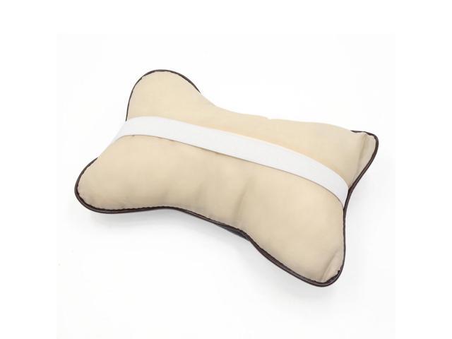 Car Auto Seat Head Neck Rest Cushion Pad Travel Headrest Bone Type Pillow Black