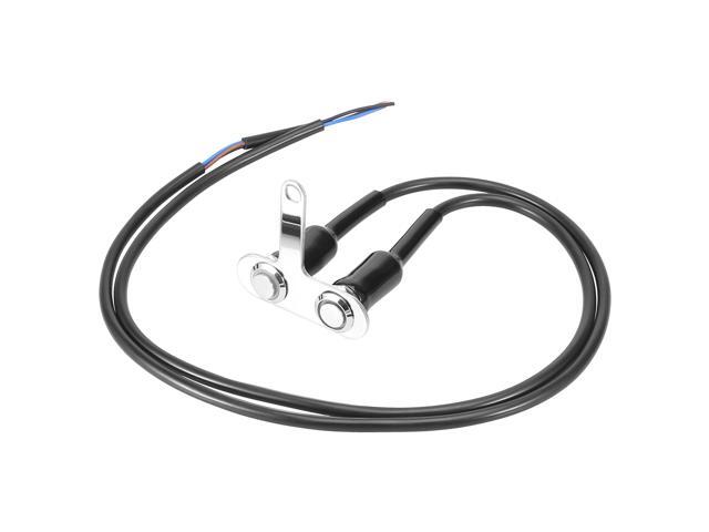 Motorcycle Dual Switch Button Headlight Fog Light Handlebar Adjustable Mount Switch with Red Indicator Light Right Side