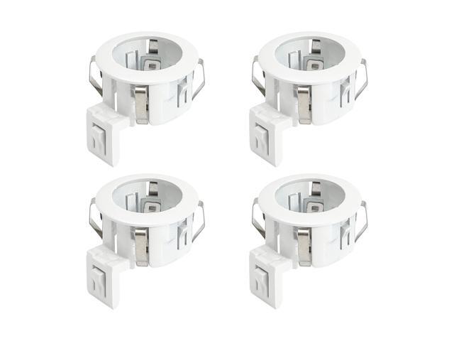 4pcs 89348-34010-A0 White Car Bumper Parking Sensor Retainer Holder Replacement for Toyota Tundra 2007-2013