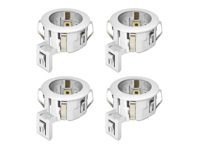 4pcs 89348-34010-B0 Silver Tone Car Bumper Parking Sensor Retainer Holder Replacement for Toyota Tundra 2007-2013