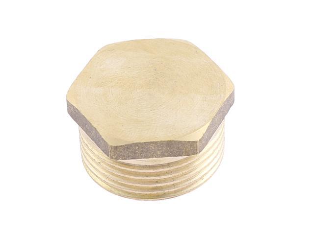 Fuel Water Air Brass Pipe Hex Head Plugs Fitting 3/4 BSP Male Thread