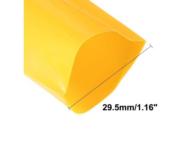 5x24" = 10 ft inch/feet/to 16mm 5/8" ID Yellow Heat Shrink Tube 2:1 ratio wrap