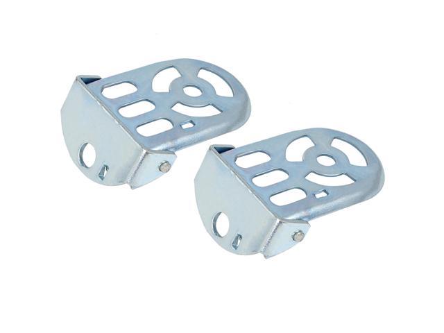 1 Pair Universal Blue Foot Pegs Plate Adjustable Foot Board Footrest Foot Pedal for Motorcycle