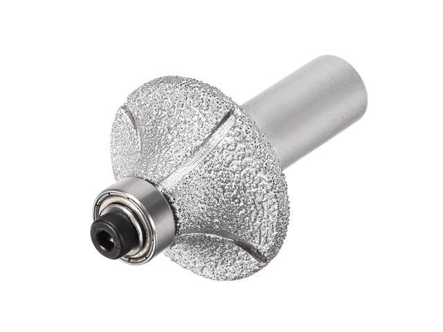 Diamond Router Bit R10 Brazed Profile Wheel 1/2-inch Shank with Bearing for Stone Granite Marble