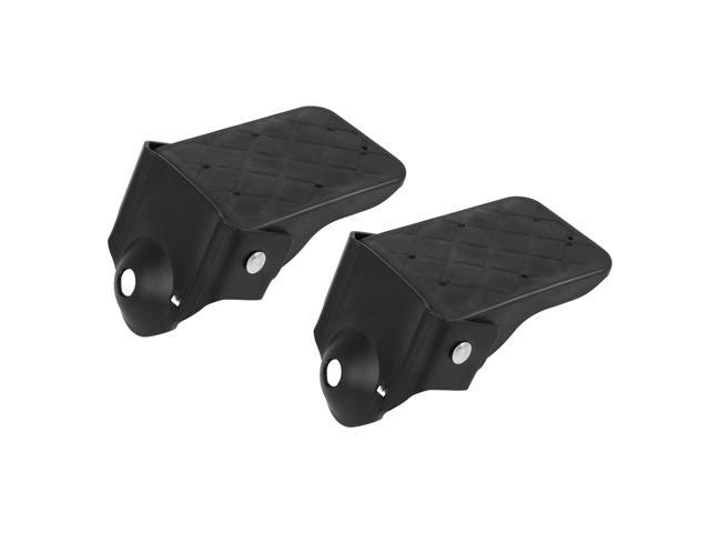 1 Pair Universal Black Foot Pegs Folding Footrest Foot Pedal for Motorcycle Touring Male Peg Mount