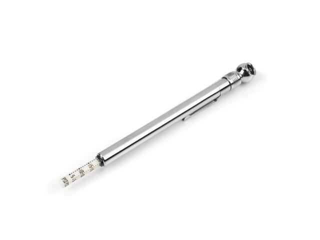 STEELMAN 422113 5-50 PSI Polished Steel Pencil Air Pressure Gauge
