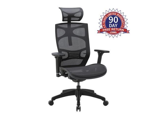 CLATINA Ergonomic Mesh Executive Chair with 4D Arm Rest and Adaptive Synchronize Seat High Back Swivel for Home Office BIFMA Certified