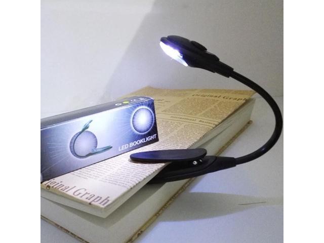 Led Book Light Mini Clip-On Flexible Bright LED Lamp Light Book Reading Lamp For Travel Bedroom Book Reader Christmas Gifts