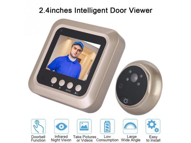 24inches 1080P Intelligent Electric Door Bell Wireless Digital Peephole 160 Degree Infrared Night Scene Security Door Viewer