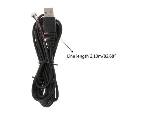 USB Soft Mouse Cable Line Replacement Wire For SteelSeries Rival 300 Mouse