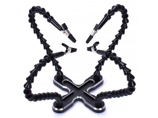 Soldering Station With 4Pc Flexible Arms Soldering Iron Holder Third Helping Hand Tool Pcb Welding Repair Welding Tool
