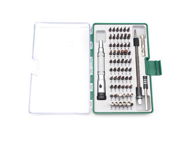 64 In 1 Precise Screwdriver Set With 60 Bit Magnetic Screwdriver Kit Professional Electronics Repair Tool With Flexible Shaft