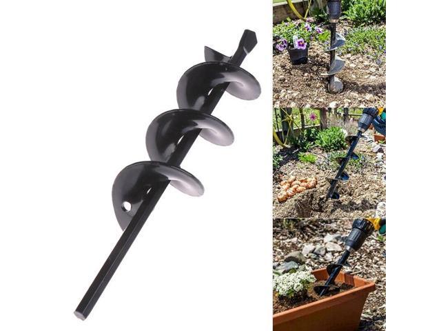 1PCS Planter Garden Auger Spiral Drill Bit Planting Hole Digger Drill Bit