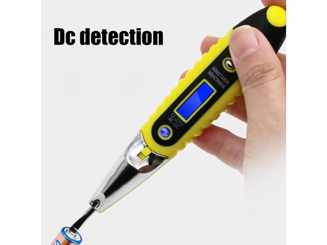 Wire Tracker Cable Tracker with Night Sight Voltage Detector Tester Tool 12-220V LCD Multiple Sensor AC DC Electric Test Pen