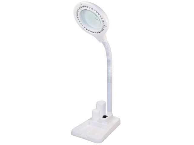 Led Magnifying Lamp 5 X 10X Magnifier And Table & Desk Lamp Portable Adjustable Magnifying Glass With Light For Seniors Read