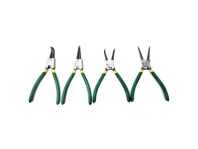 4Pcs Multi-Function Snap Ring Pliers Multi-Tool Multi-Crimp Tool Inner And Outer Ring Remover Circlip Pliers Circlip Combinati