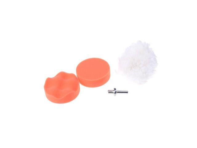 5pcs 3' Car Polishing Pad Set Polishing Buffer Waxing Buffing Pad Drill Set Kit Car Polishing Sponge Wheel Kit Polisher For Car