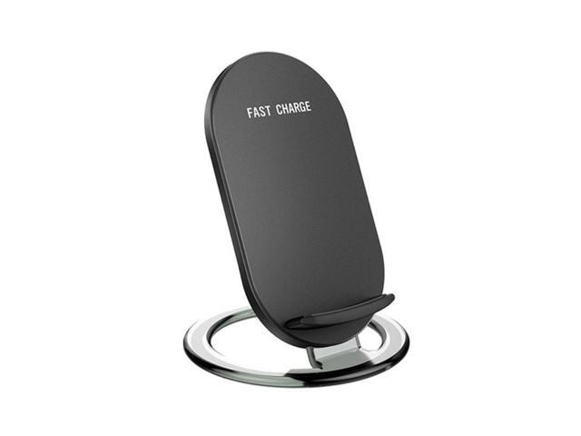 Universal N900 Wireless Fast Charger Stand Holder With LED Indicator Light 2-Coils Fast Charging Pad Stand for iPhone 8 X