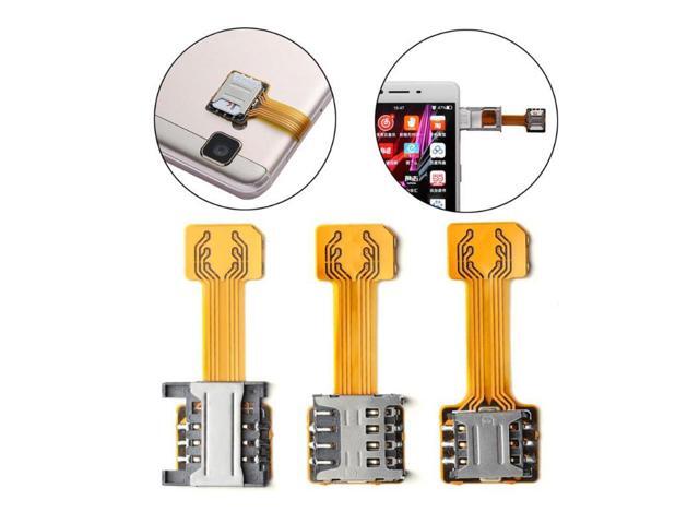 ALLOYSEED Hybrid Double Dual SIM Card for Micro SD TF Adapter for Xiaomi Android Extender 2 Nano Micro SIM Slot Wireless Adapter
