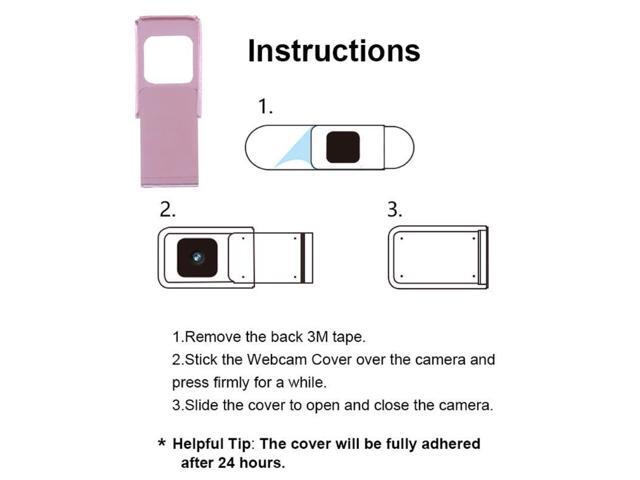 ALLOET Plastic Webcam Cover Privacy Protection Shutter For Smartphone Laptop Desktop Camera Protector Cover Lens Shield Stickers