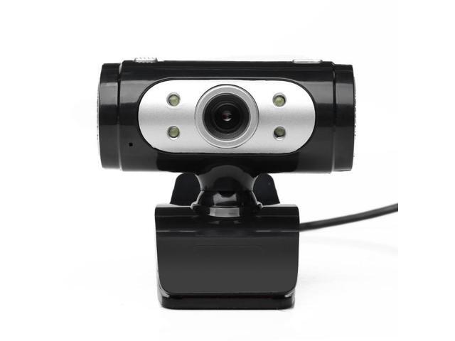 High Definition 1280*720 720p Pixel 4 LED HD Webcams Web Cam Camera With Night Lights Webcam Mic Clip-on For Computer