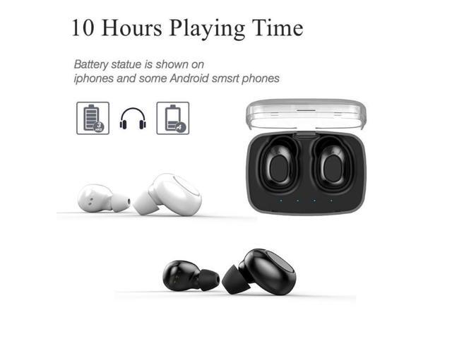 Wireless Bluetooth 50 Earphone IPX7 Waterproof Stereo HiFi In-Ear Earbuds
