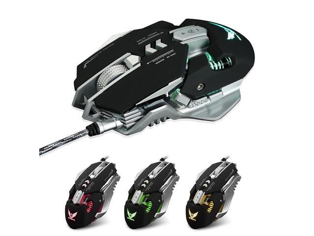 Mechanical Macro Definition Gaming Mouse 7 Programmable Keys 3200 DPI USB Wired Programming Gaming Mouse Backlit Game Mouse Mice