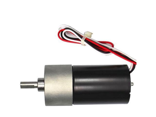DC 24V Motor Micro Gear Reducer Motor 40RPM Permanent Magnet With Lines