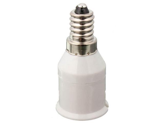 1Pcs 220-230V Lamp Base Socket E14 To B22 Conversion Lamp Holder Convertor Adapter LED Light Bulb Lamp Bases White