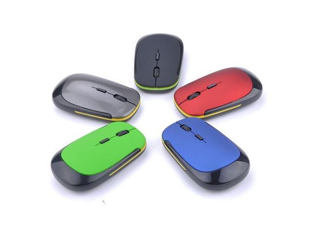 1600DPI Wireless Mouse Slient Button Ultra Thin Mute Optical 24GHz Super Slim For PC Laptop Notebook Office Mouse