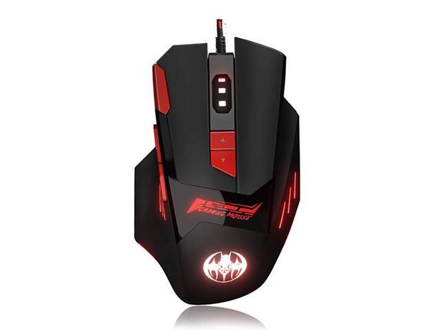 8D USB Wired 7 Grades 6800 DPI Mouse RGB LED Light Gaming Mouse Gamer Computer Mouse For Dota 2 Overwatch LOL
