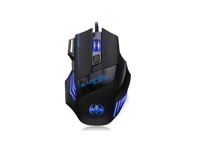 2018 Hot Professional Mouse 5500 DPI 7 Button LED Optical USB Wired Gaming Mouse For QCK DOTA2 World Of Tanks Pro Gamer INGT