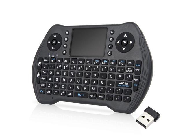 Wireless Mini Keyboard Mouse Tri-Color Backlight I8 Upgraded MT10 Keyboard Smart Wireless Keyboard Touchpad With USB Adapter