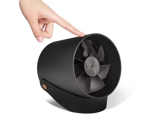USB Desk Fan Super Quite Touch Control Metal Frame Portable Table Fan Dual Motor Driver Personal Fan For Home Office Travel