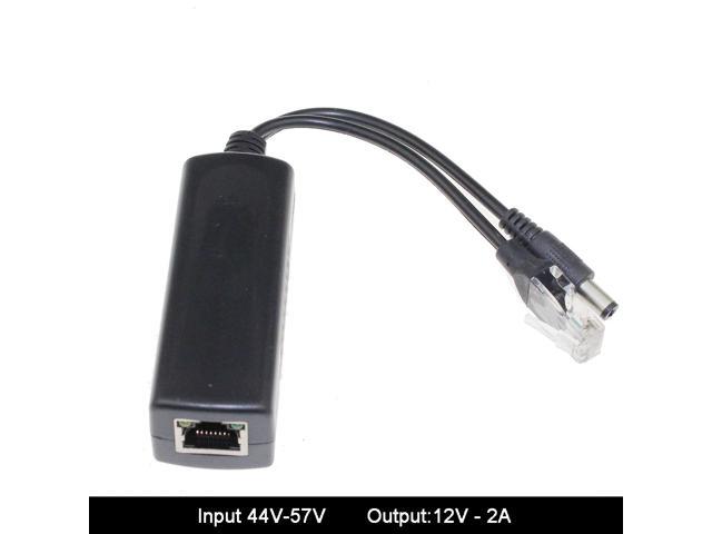 Active POE Switch IEEE8023af 48V Input 12V Output 154W POE Splitter 100meters POE Camera Nvr Without Power Adaper