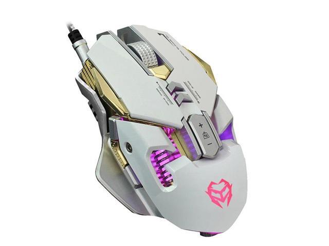 est Quality Professional 3200DPI Optical breathing light mouse USB Powered Wired Gaming Mouse for Windows 7/8/10/XP/Vista/OS