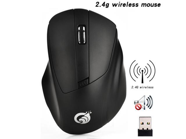 GINWFEIY W11 24G Wireless Mouse Ergonomic USB Mouse 4 Button Laptop Computer Mouse With USB Receiver For Windows