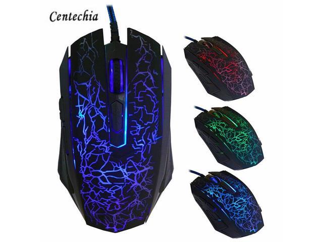 2018 Gaming Mouse 4000DPI 6 Buttons Colorful LED Optical USB Wired Mouse Gamer Mice computer mause mouse For Pro Gamer