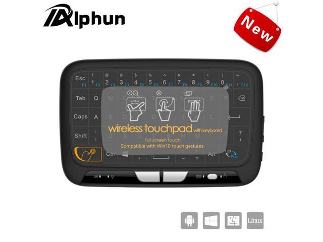 Alphun H18 Wireless Air Mouse Full Touchpad mini keyboard 24GHz Gaming Touch pad For Smart TV PS3 TV Box PC Android Windows