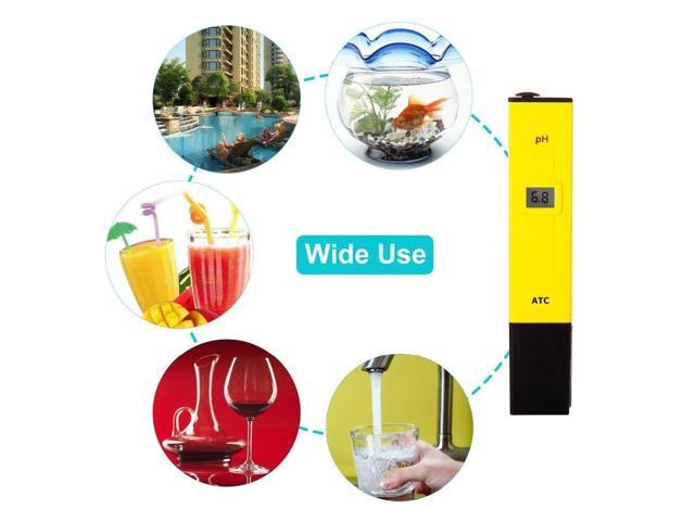 Handheld Digital Display PH Tester Aquarium Pool SPA Water Quality Monitor Purity Tester Tools for Testing PH Level