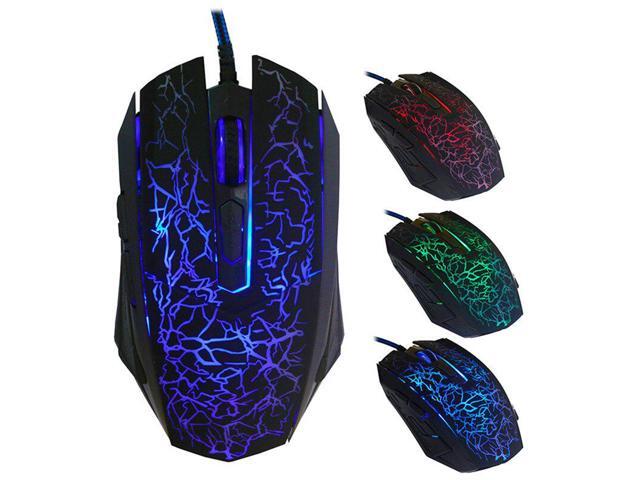 Wired Gaming Mouse 4000DPI Adjustable LED Optical 6 Buttons USB Wired Gaming Game Mouse Gamer Computer Mice For PC
