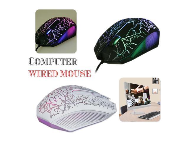 Cool Gaming Mouse 3D Shaped Gamer Computer 3 Buttons LED Back light Small Special Portable for Laptop