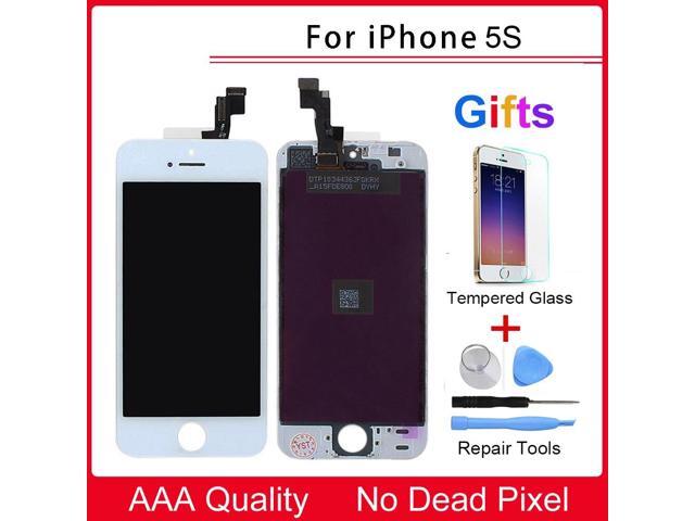 Good Quality LCD Display for iPhone 5S Touch Screen Replacement LCD Display Digitizer Assembly Black/White with Repair Tool Gift