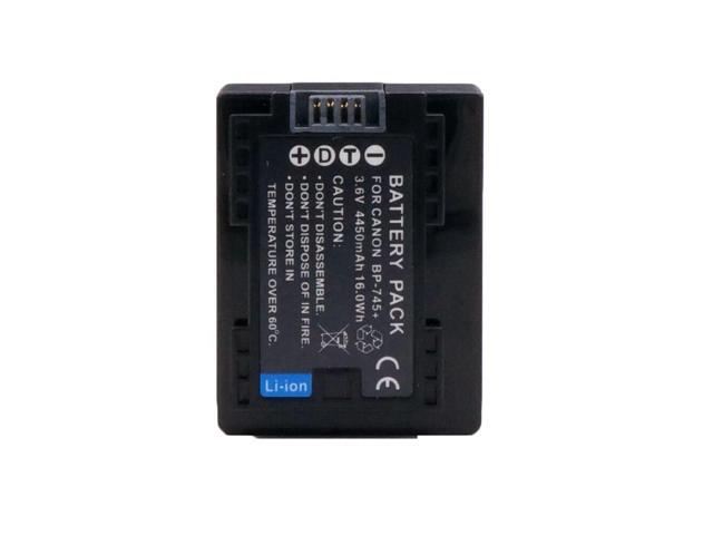 4450mAh BP-745+ BP 745 BP745 BP745+ Camera Battery For Canon HF R306 M506 R32 R48 R38 M52 M56 M60 R36 R46 HF R68