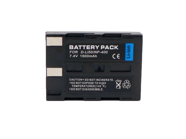 1500mAh D-LI50 DLI50 NP-400 Camera Battery For Pentax K10D K20D For SAMSUNG GX-10 GX-20 SIGMA SD14 For MINOLTA a7 a5