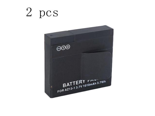 2 pieces 1010mAh AZ13-1 AZ13 Camera Battery For Xiaomi Yi Action Camera Accessories