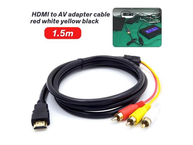 1.5 m 5Ft HDMI To 3-RCA Video Audio AV Component...