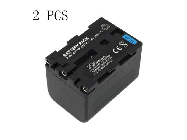 2Pieces 2600mAh NP-QM71D Camera Battery For SONY DCR-DVD101E/201E DCR-HC15E DCR-PC330E 115E 101E 104E 105E 108E 109E