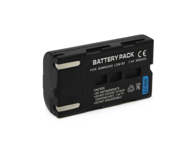 850mAh LSM-80 SB-LSM80 LSM80 Camera Battery For SAMSUNG VP-DC175 VP-DC565 VP-DC575 SC-D357