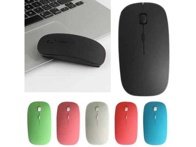 Ultra Thin USB Optical Wireless Mouse 24G Receiver Super Slim Mouse Cordless for Computer PC Laptop Desktop